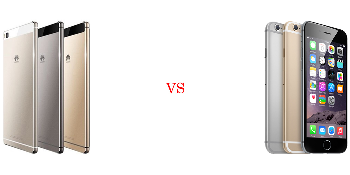 Huawei P8 versus iPhone 6 4